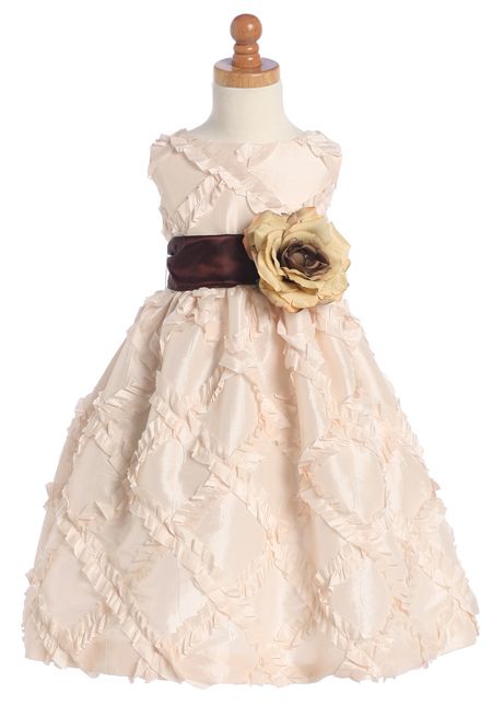 Детское платье "Нежно-розовый цветок"